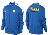 NFL Pittsburgh Steelers Team Logo 2015 Men Football Jacket (35),baseball caps,new era cap wholesale,wholesale hats