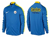 NFL Pittsburgh Steelers Team Logo 2015 Men Football Jacket (36),baseball caps,new era cap wholesale,wholesale hats