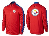 NFL Pittsburgh Steelers Team Logo 2015 Men Football Jacket (7),baseball caps,new era cap wholesale,wholesale hats