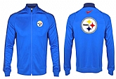 NFL Pittsburgh Steelers Team Logo 2015 Men Football Jacket (9),baseball caps,new era cap wholesale,wholesale hats