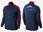 NFL San Diego Chargers Team Logo 2015 Men Football Jacket (19)