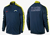 NFL San Diego Chargers Team Logo 2015 Men Football Jacket (34),baseball caps,new era cap wholesale,wholesale hats