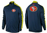 NFL San Francisco 49ers Team Logo 2015 Men Football Jacket (1),baseball caps,new era cap wholesale,wholesale hats