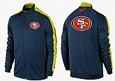 NFL San Francisco 49ers Team Logo 2015 Men Football Jacket (15),baseball caps,new era cap wholesale,wholesale hats