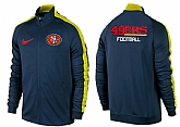 NFL San Francisco 49ers Team Logo 2015 Men Football Jacket (20),baseball caps,new era cap wholesale,wholesale hats