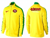 NFL San Francisco 49ers Team Logo 2015 Men Football Jacket (23),baseball caps,new era cap wholesale,wholesale hats