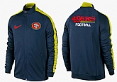 NFL San Francisco 49ers Team Logo 2015 Men Football Jacket (34),baseball caps,new era cap wholesale,wholesale hats