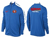 NFL San Francisco 49ers Team Logo 2015 Men Football Jacket (35)