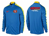 NFL San Francisco 49ers Team Logo 2015 Men Football Jacket (36)