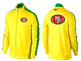 NFL San Francisco 49ers Team Logo 2015 Men Football Jacket (4),baseball caps,new era cap wholesale,wholesale hats