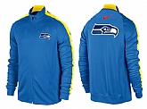 NFL Seattle Seahawks Team Logo 2015 Men Football Jacket (17),baseball caps,new era cap wholesale,wholesale hats