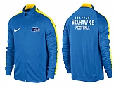 NFL Seattle Seahawks Team Logo 2015 Men Football Jacket (36),baseball caps,new era cap wholesale,wholesale hats