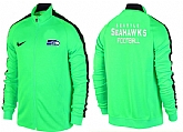 NFL Seattle Seahawks Team Logo 2015 Men Football Jacket (37),baseball caps,new era cap wholesale,wholesale hats