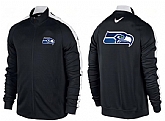 NFL Seattle Seahawks Team Logo 2015 Men Football Jacket (6),baseball caps,new era cap wholesale,wholesale hats