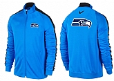 NFL Seattle Seahawks Team Logo 2015 Men Football Jacket (8),baseball caps,new era cap wholesale,wholesale hats
