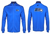 NFL Seattle Seahawks Team Logo 2015 Men Football Jacket (9),baseball caps,new era cap wholesale,wholesale hats