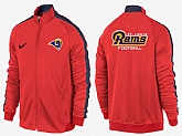 NFL St Louis Rams Team Logo 2015 Men Football Jacket (12),baseball caps,new era cap wholesale,wholesale hats
