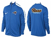 NFL St Louis Rams Team Logo 2015 Men Football Jacket (16)