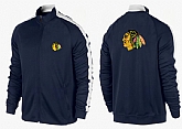 NHL Chicago Blackhawks Team Logo 2015 Men Hockey Jacket (13),baseball caps,new era cap wholesale,wholesale hats