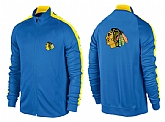 NHL Chicago Blackhawks Team Logo 2015 Men Hockey Jacket (17),baseball caps,new era cap wholesale,wholesale hats