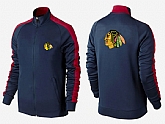 NHL Chicago Blackhawks Team Logo 2015 Men Hockey Jacket (19),baseball caps,new era cap wholesale,wholesale hats