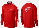 NHL Detroit Red Wings Team Logo 2015 Men Hockey Jacket (11),baseball caps,new era cap wholesale,wholesale hats