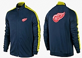 NHL Detroit Red Wings Team Logo 2015 Men Hockey Jacket (15),baseball caps,new era cap wholesale,wholesale hats