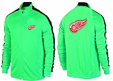 NHL Detroit Red Wings Team Logo 2015 Men Hockey Jacket (18)