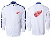 NHL Detroit Red Wings Team Logo 2015 Men Hockey Jacket (3),baseball caps,new era cap wholesale,wholesale hats