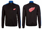 NHL Detroit Red Wings Team Logo 2015 Men Hockey Jacket (5),baseball caps,new era cap wholesale,wholesale hats