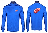 NHL Detroit Red Wings Team Logo 2015 Men Hockey Jacket (9),baseball caps,new era cap wholesale,wholesale hats