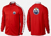 NHL Edmonton Oilers Team Logo 2015 Men Hockey Jacket (11),baseball caps,new era cap wholesale,wholesale hats