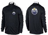 NHL Edmonton Oilers Team Logo 2015 Men Hockey Jacket (6),baseball caps,new era cap wholesale,wholesale hats
