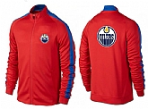 NHL Edmonton Oilers Team Logo 2015 Men Hockey Jacket (7),baseball caps,new era cap wholesale,wholesale hats
