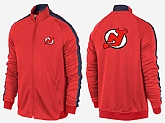 NHL New Jersey Devils Team Logo 2015 Men Hockey Jacket (12),baseball caps,new era cap wholesale,wholesale hats