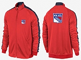 NHL New York Rangers Team Logo 2015 Men Hockey Jacket (12),baseball caps,new era cap wholesale,wholesale hats