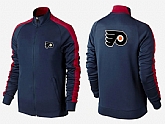 NHL Philadelphia Flyers Team Logo 2015 Men Hockey Jacket (19)