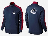 NHL Vancouver Canucks Team Logo 2015 Men Hockey Jacket (19)