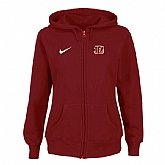 Women Cincinnati Bengals Tailgater Full Zip Hoodie - Red,baseball caps,new era cap wholesale,wholesale hats