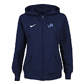 Women Detroit Lions Tailgater Full Zip Hoodie - Blue,baseball caps,new era cap wholesale,wholesale hats