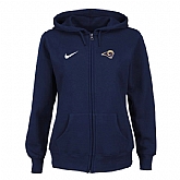 Women St. Louis Rams Tailgater Full Zip Hoodie - Blue,baseball caps,new era cap wholesale,wholesale hats