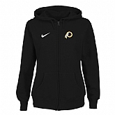 Women Washington Redskins Tailgater Full Zip Hoodie - Black,baseball caps,new era cap wholesale,wholesale hats