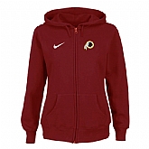 Women Washington Redskins Tailgater Full Zip Hoodie - Red,baseball caps,new era cap wholesale,wholesale hats