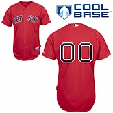 Customized Boston Red Sox Baseball Jersey-Women's Stitched Alternate Red Cool Base MLB Jersey,baseball caps,new era cap wholesale,wholesale hats
