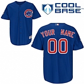 Customized Chicago Cubs MLB Jersey-Men's Stitched Alternate Blue Cool Base Baseball Jersey,baseball caps,new era cap wholesale,wholesale hats