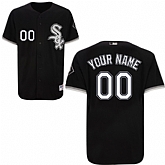 Customized Chicago White Sox Baseball Jersey-Women's Stitched Alternate Home Black Cool Base MLB Jersey,baseball caps,new era cap wholesale,wholesale hats