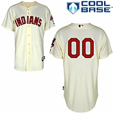 Customized Cleveland Indians MLB Jersey-Men's Stitched Alternate Cream Cool Base Baseball Jersey,baseball caps,new era cap wholesale,wholesale hats