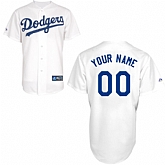Customized Los Angeles Dodgers MLB Jersey-Men's Stitched Home White Baseball Jersey,baseball caps,new era cap wholesale,wholesale hats