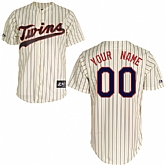 Customized Minnesota Twins Baseball Jersey-Women's Stitched Alternate 3 White MLB Jersey,baseball caps,new era cap wholesale,wholesale hats