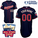 Customized Minnesota Twins MLB Jersey-Men's Stitched 2014 ALL Star Alternate Dark Blue Cool Base Baseball Jersey,baseball caps,new era cap wholesale,wholesale hats